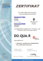 Zertifizierung nach DO-QUA.R - Ausstellungsdatum: 17.07.2024